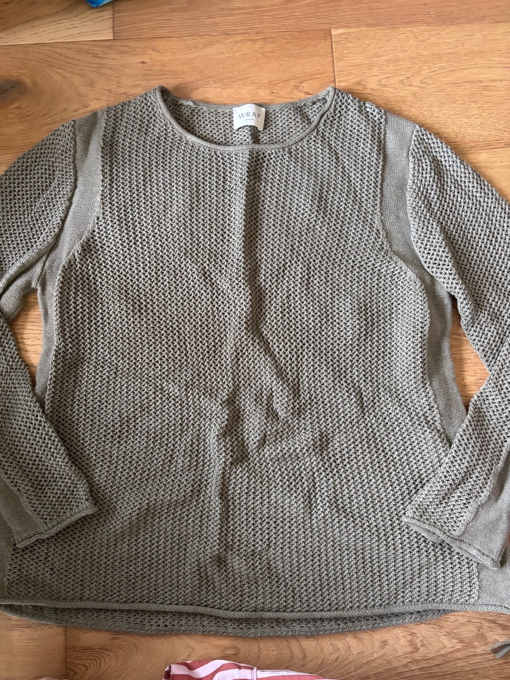 Wrap london organic cotton sweater womens 12 green - Picture 1 of 5